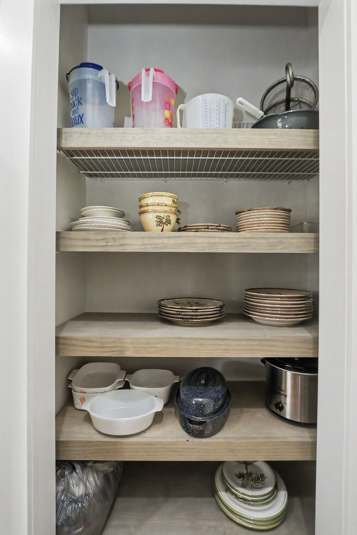 The pantry, stocked at The Rusty Hook Riverhouse, Old Homosassa, Florida